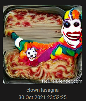 clown lasagna